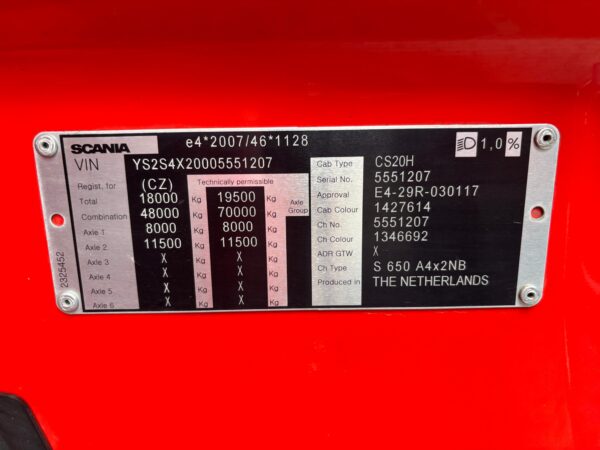 Scania S650 | 2019  only 143000km hydraulik - Afbeelding 11