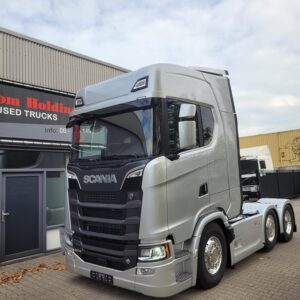 Scania S660 6X2/4  voorloper full air retarder acc  pto  leather  full options   New