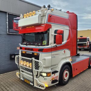 Scania R580 4X2  Topline 2006 steel/air  oude analoge tacho schuiflade in topconditie euro4
