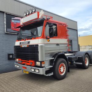 Scania 142 6X2 full steel 1986 tol vrij in Nederland in topstaat oldtimer